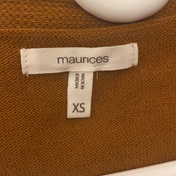 Maurices orange rust sweater - Picture 2 of 2